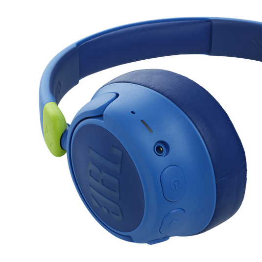JBL JR 460NC - Blue - Wireless over-ear Noise Cancelling kids headphones - Detailshot 1 image number null
